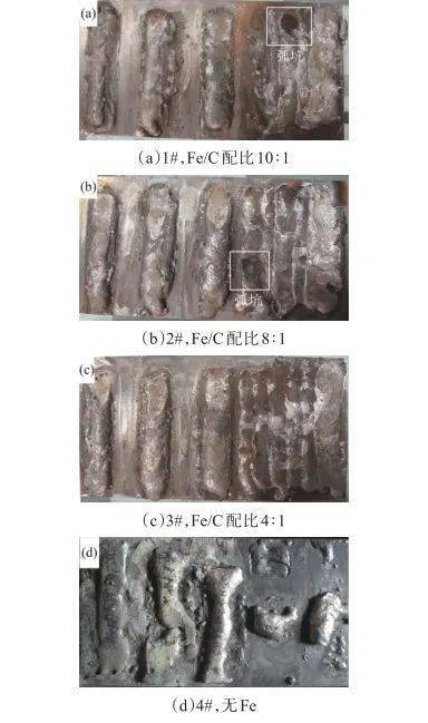 重点好文 fe/c配比对等离子堆焊fe-cr-c合金组织及性能的影响_表面