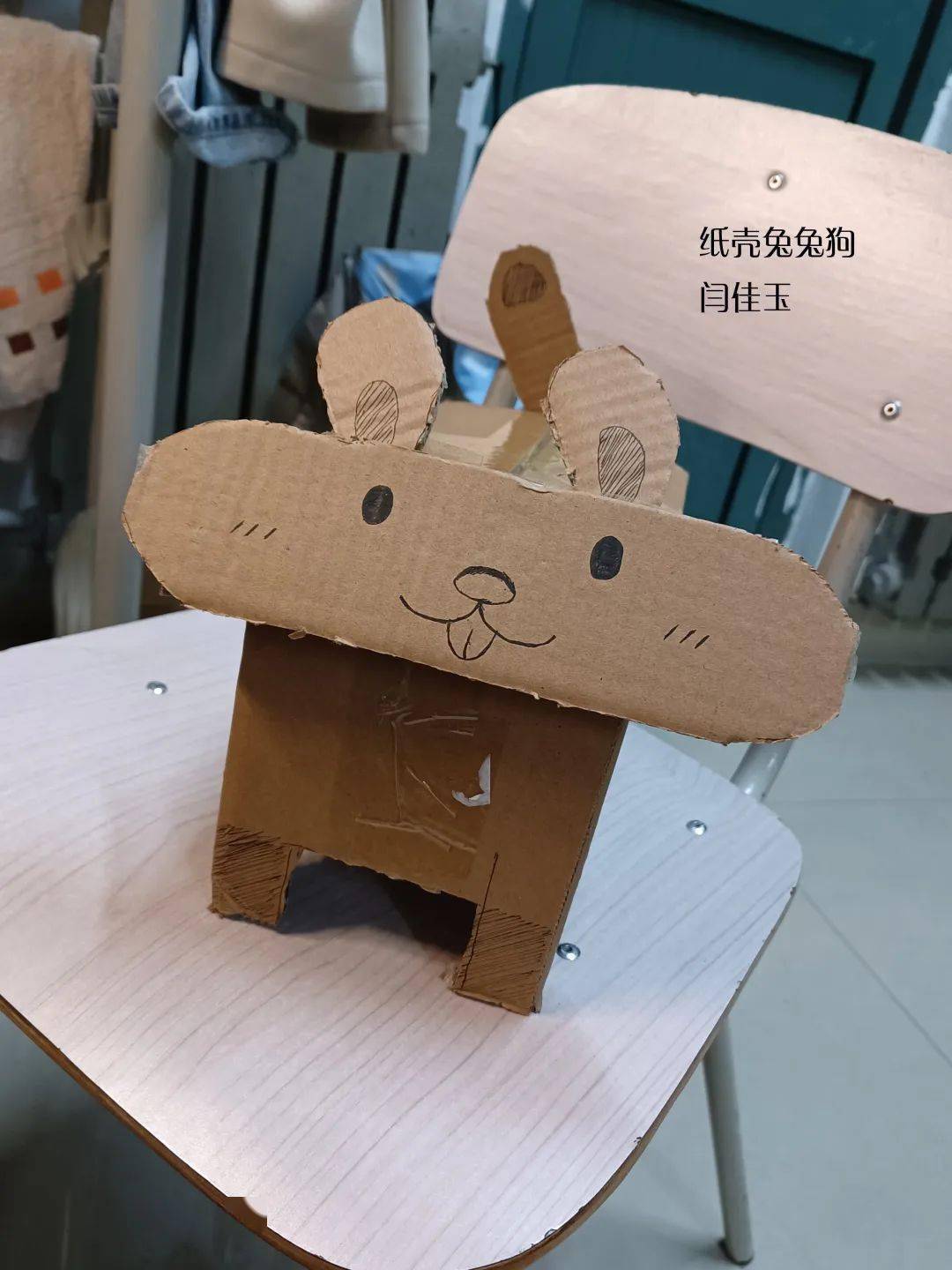 小狗政管学院王雪莹刘钟潞桑润萌83环保纸盒狗狗化学与化工学院仪