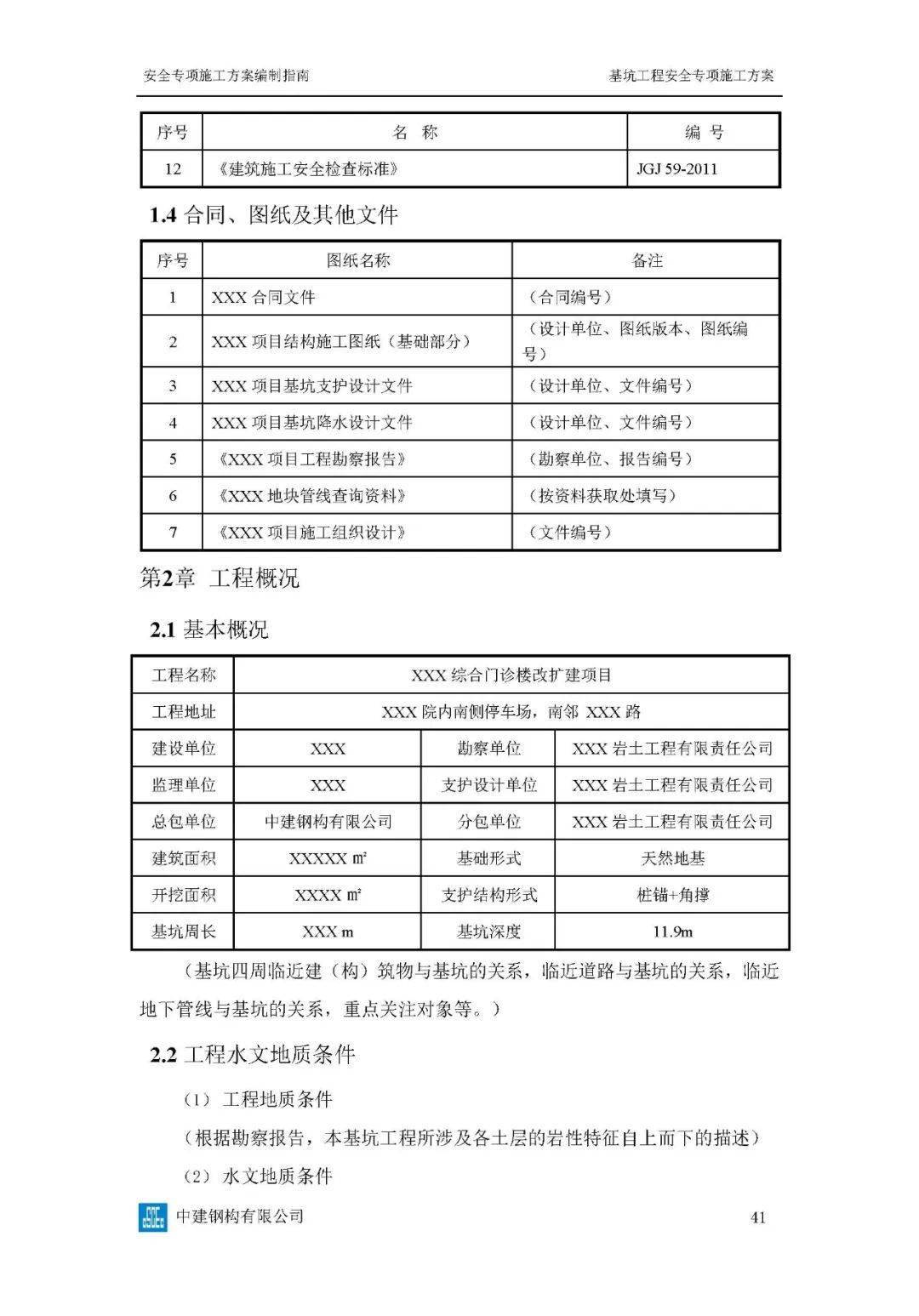 危大工程高峻模板、土石方、基坑工程等23项平安专项施工计划体例指南，354页word版可下载！