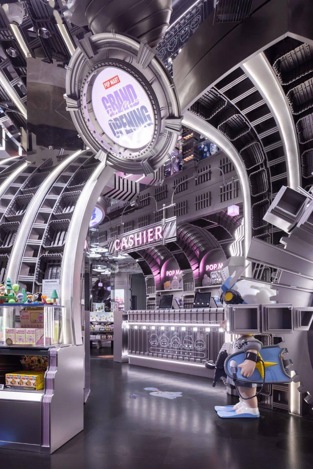 唯想国际新作 | 泡泡玛特全球旗舰店_空间_品牌_设计