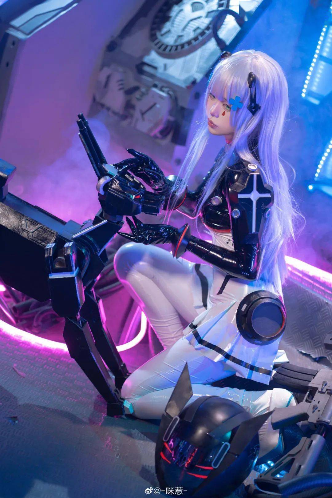 【二次元cos】hk416-子夜福音_处理_版权_公众