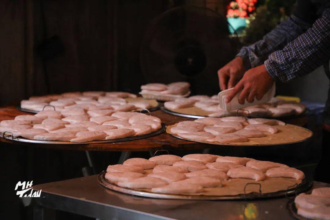 棉湖美食 | 棉湖腊月里的"粉红"粿香,愿你岁岁平安!_红桃_馅料_人们