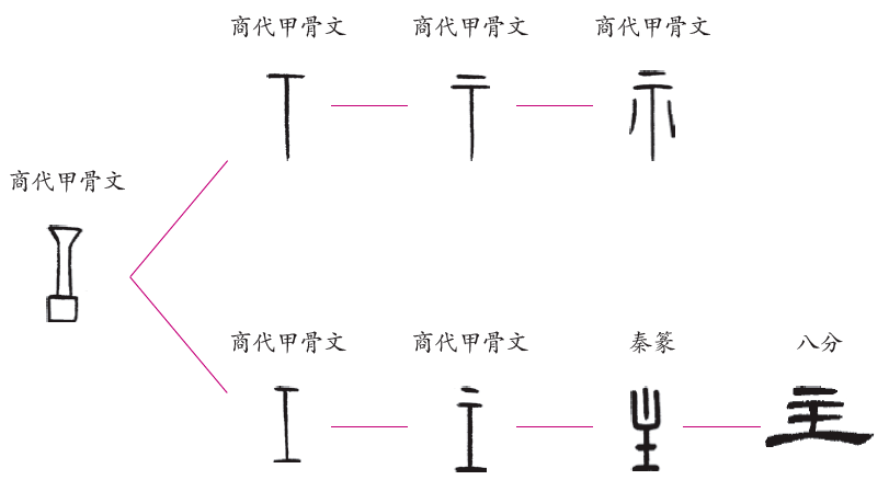 申字的演变过程图片图片