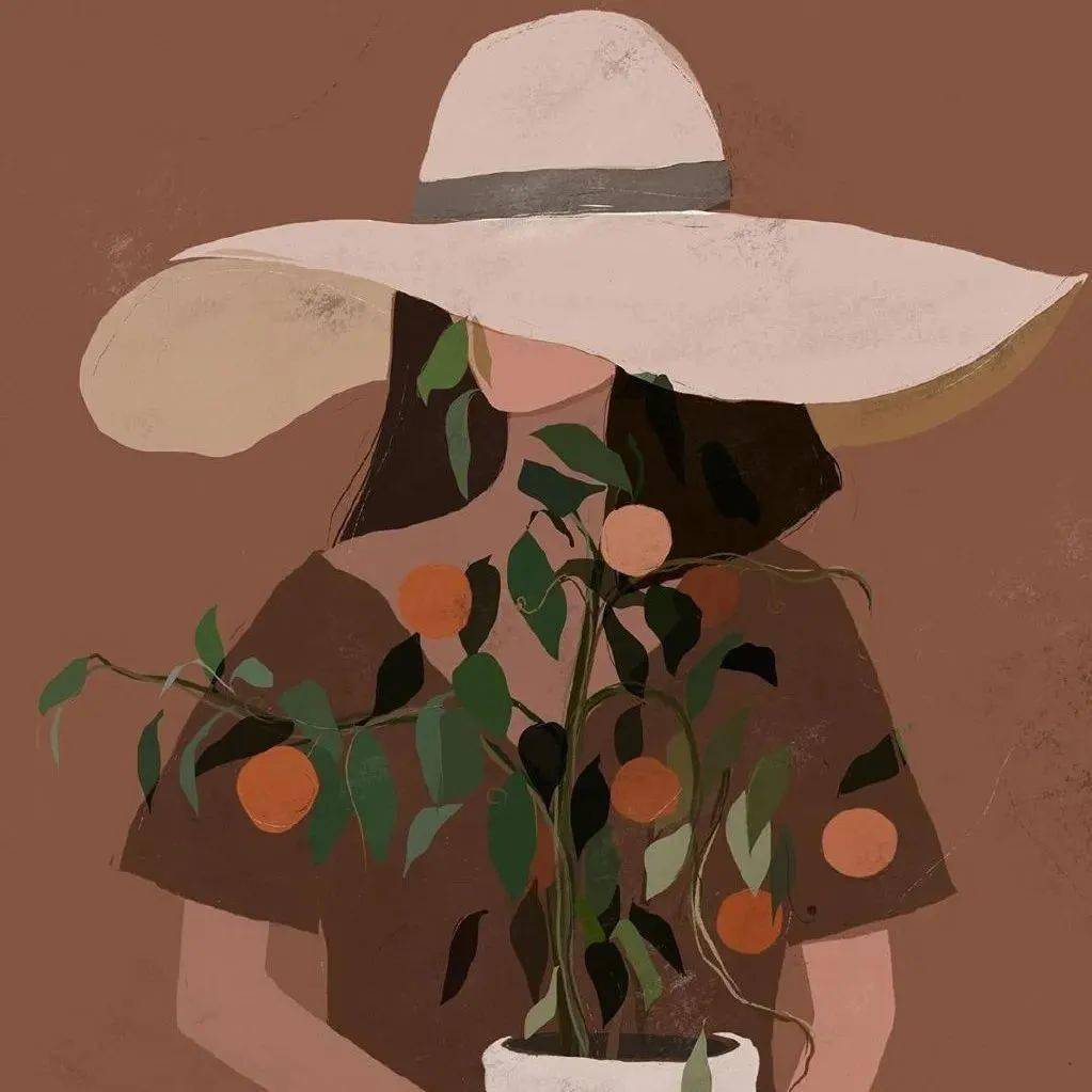 140张高级小众插画,新年换上新头像!_人物_生活会_色彩