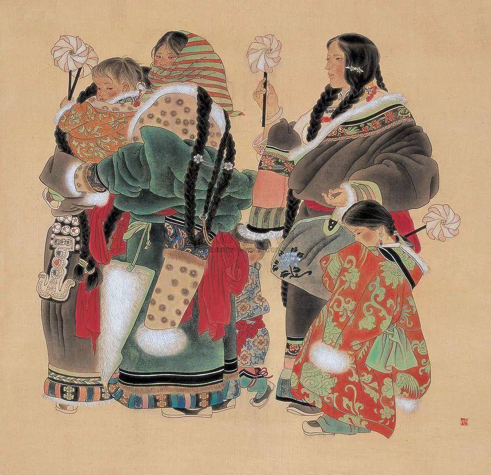 当代工笔人物百家精品合集_作品_系列_赵国经