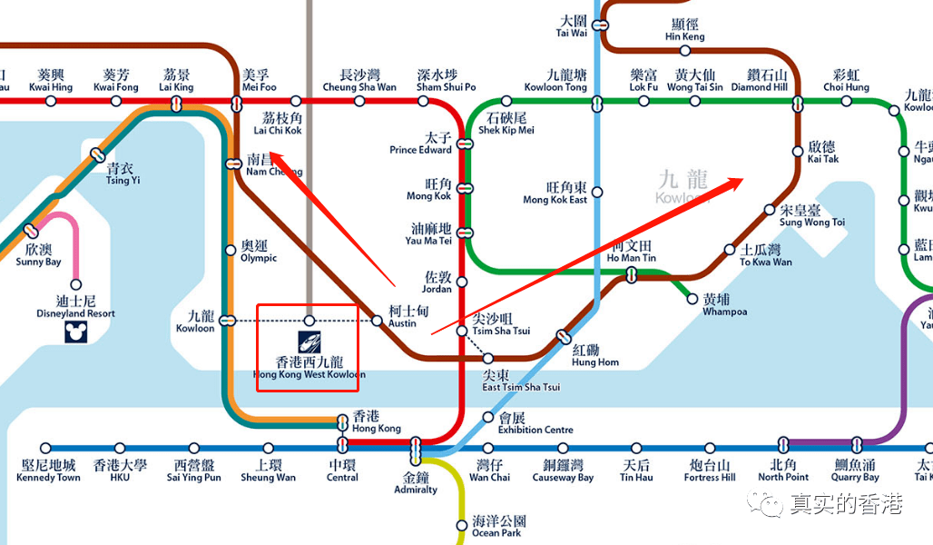 香港地铁图2021图片