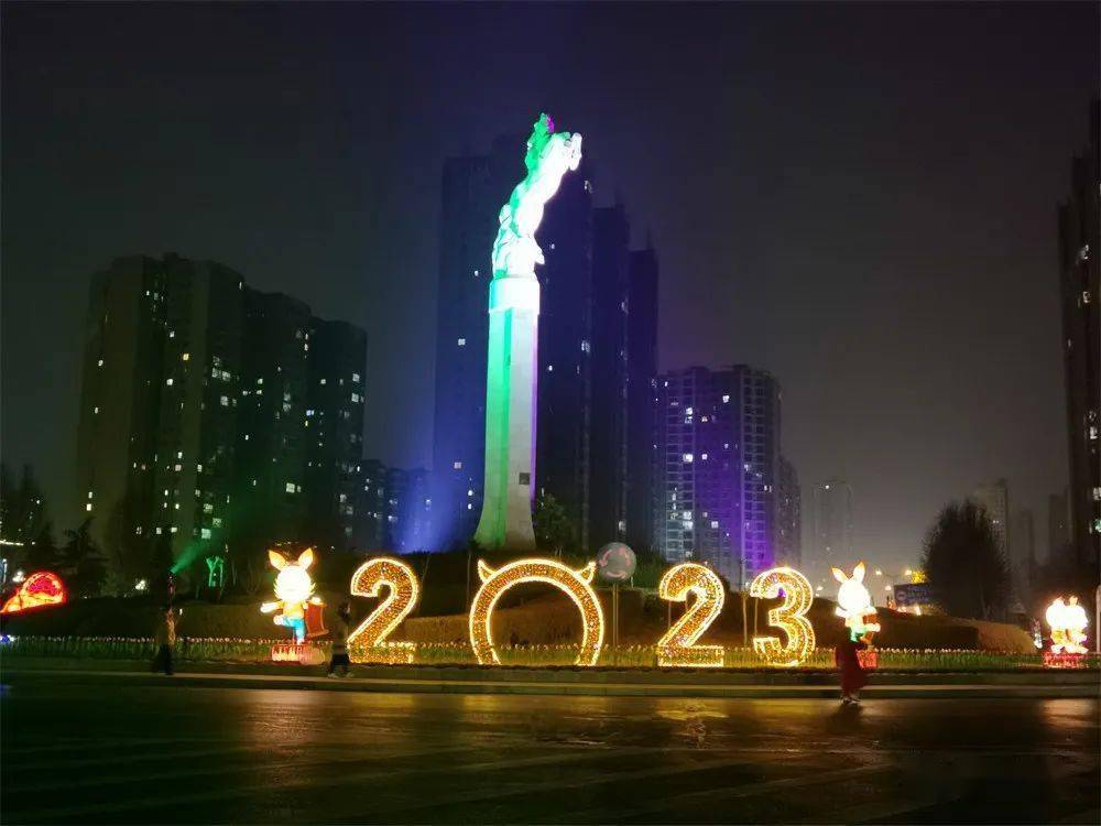 鄧州街頭年味濃,春節團圓遊禳城_遊園_人民公園_景觀