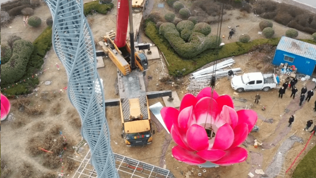 滕州新地标建成,“盛世荷花” 这个名字咋样?_景观_照明_灯光