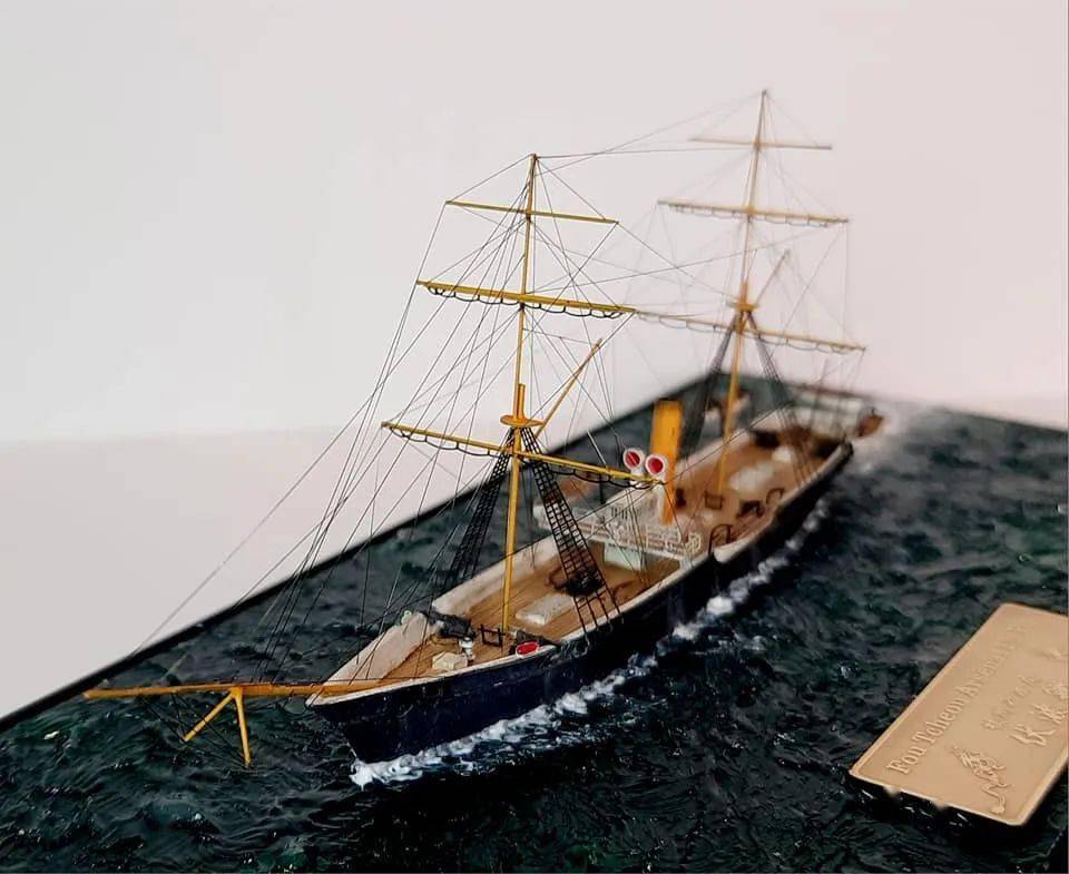 伏波号炮舰模型图片