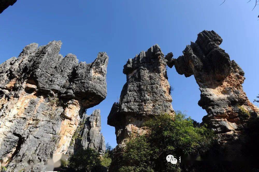 乃古石林:峭壁巉岩话石门_石柱_有奖_区域