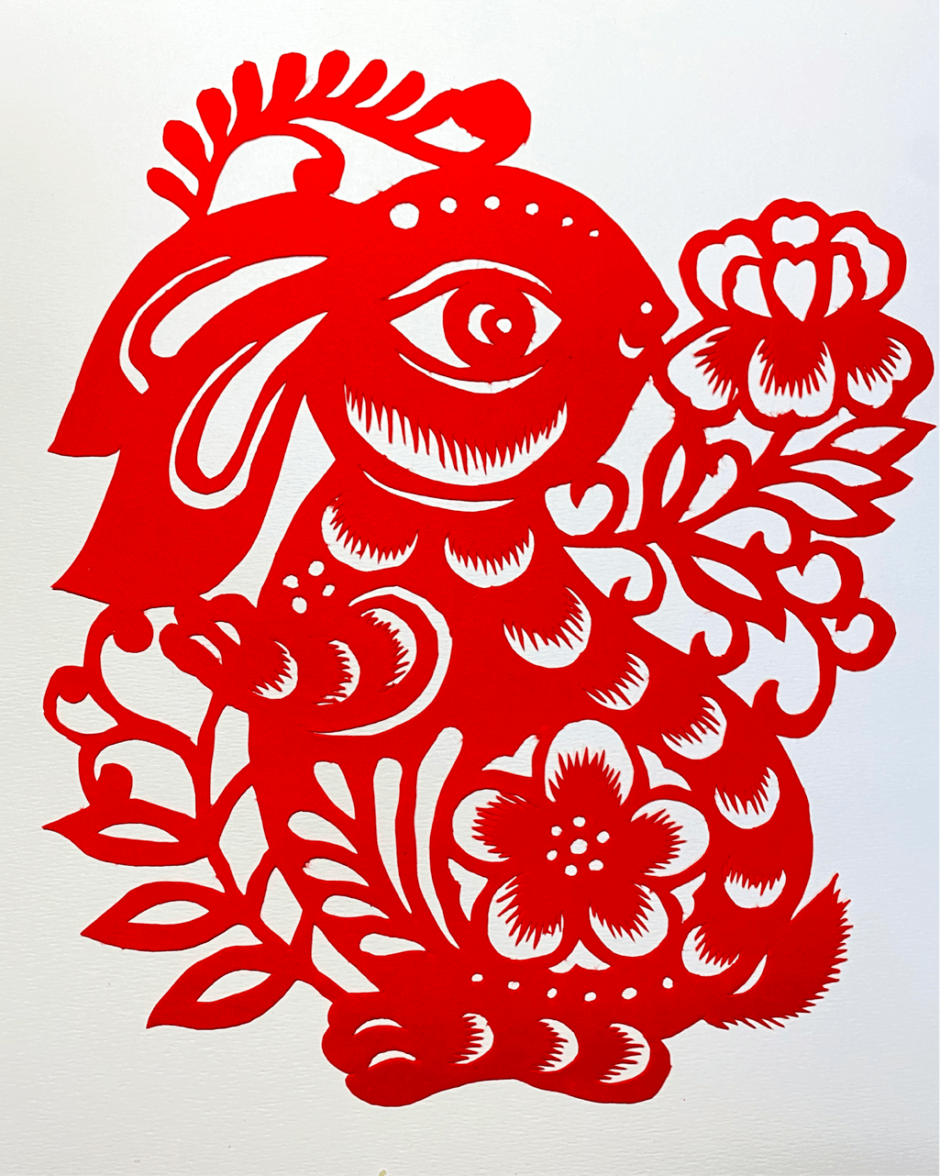 玉兔呈祥迎新春_徐孙燕_兔子_张艳芳