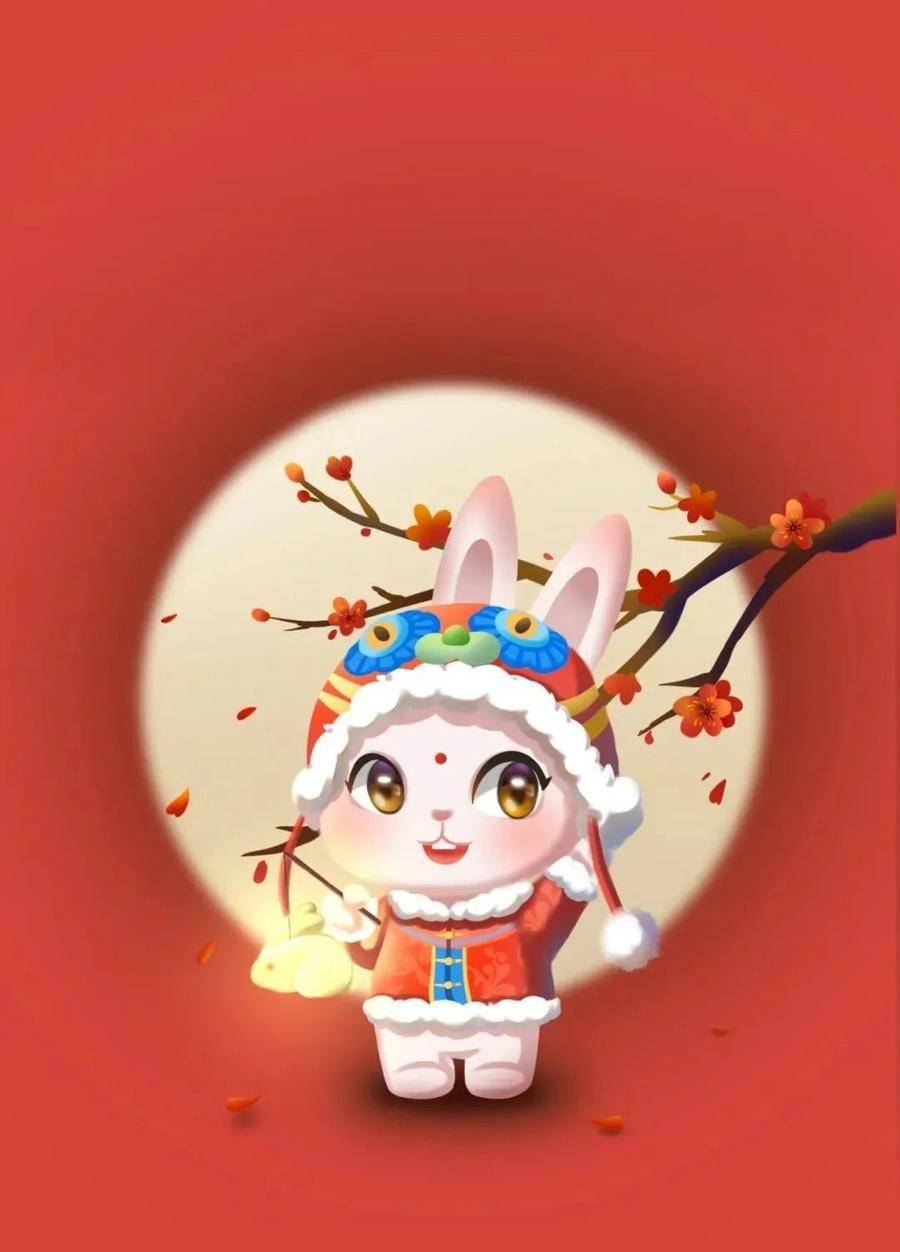 青岛农业大学学子创作"兔年吉祥物"送祝福_玉兔_qauer_形象