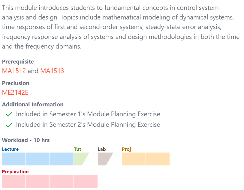 ME2142 Module Review_Design_内容_System