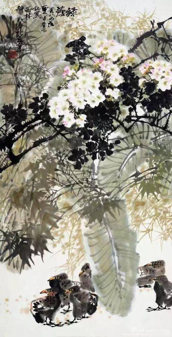 大野山花为你开《大花鸟画开宗立派之鼻祖》一一王晋元_自然_形象