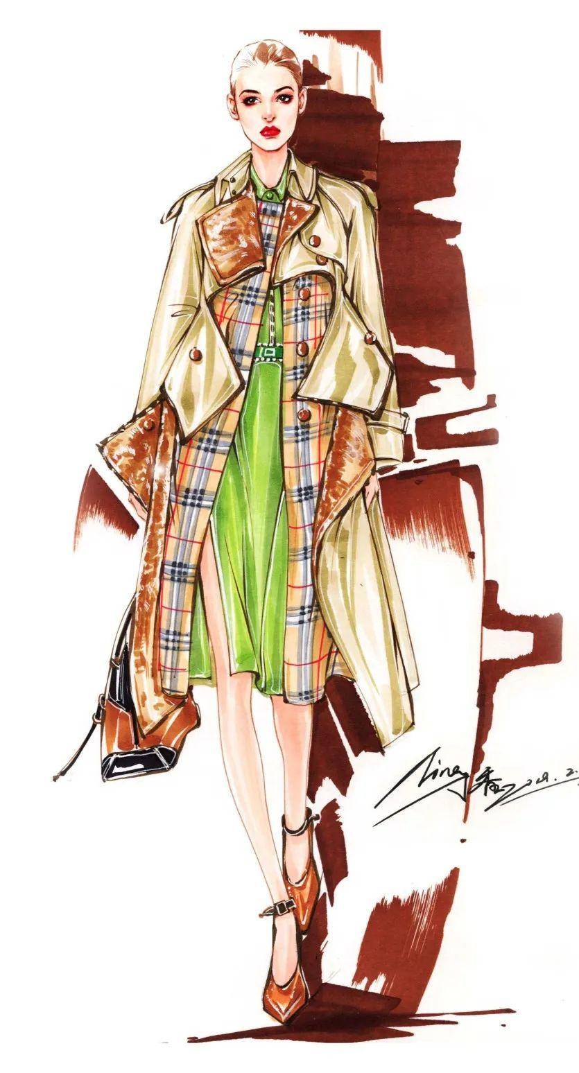 寒假·线上|《马克笔时装画快速表现技法·丁香班》在线课程,即将开课