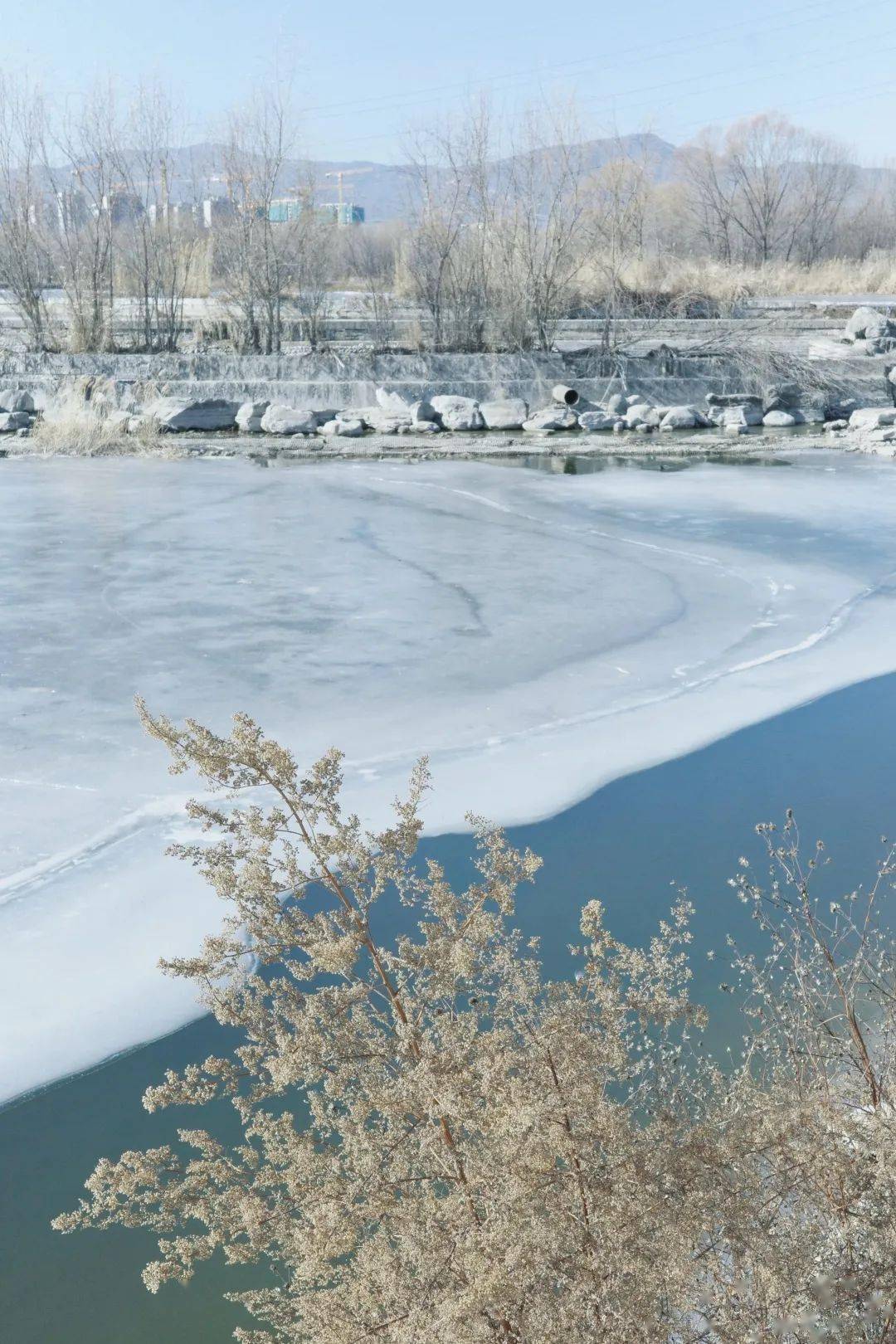 门头沟永定河冰场预约图片