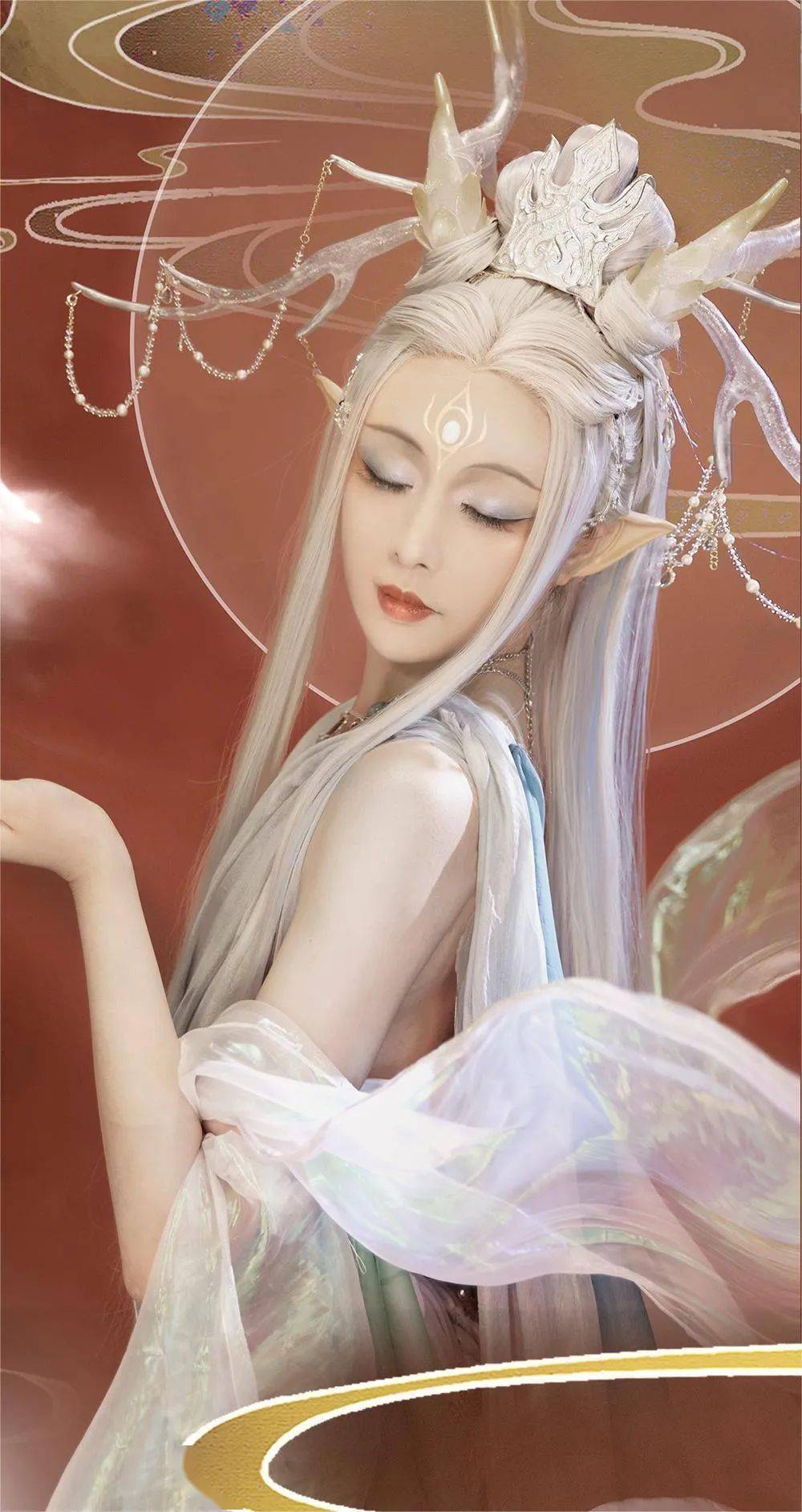 清华美女学霸cos菩萨,火出国!