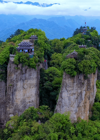 窦圌山风景区图片图片