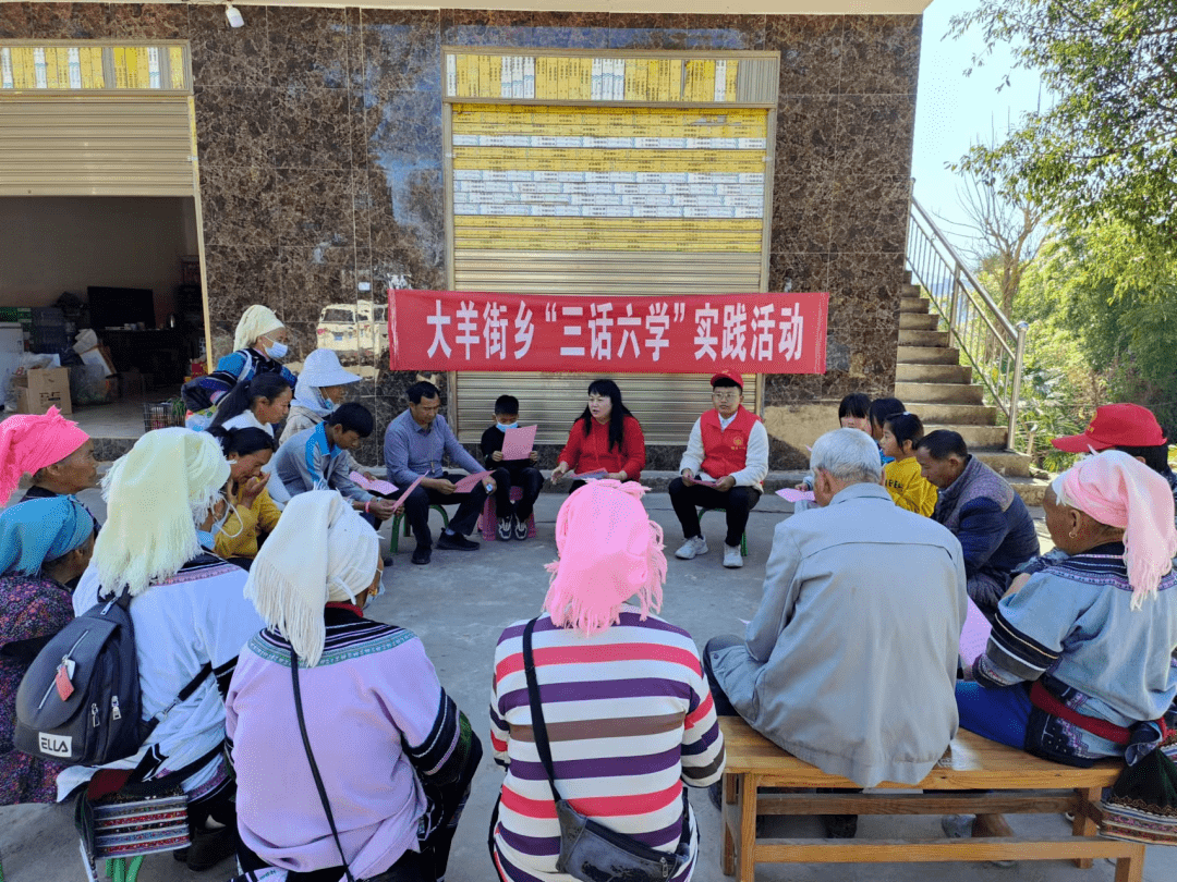 实化,具体化,近日,红河县大羊街乡在新村村委会白土克村深入开展"三话