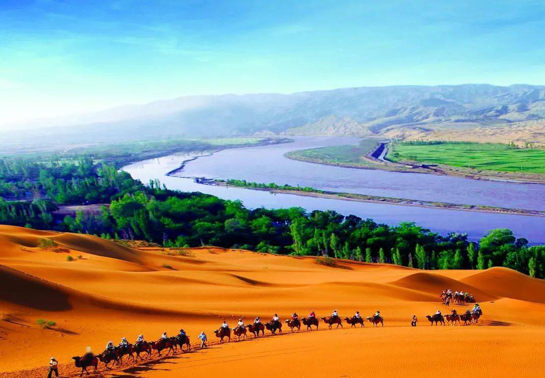 宁夏二十一景 | 沙坡鸣钟——沙坡鸣钟美 西北风光奇_黄河_沙漠_旅游