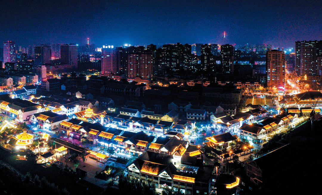 淮北夜景图片