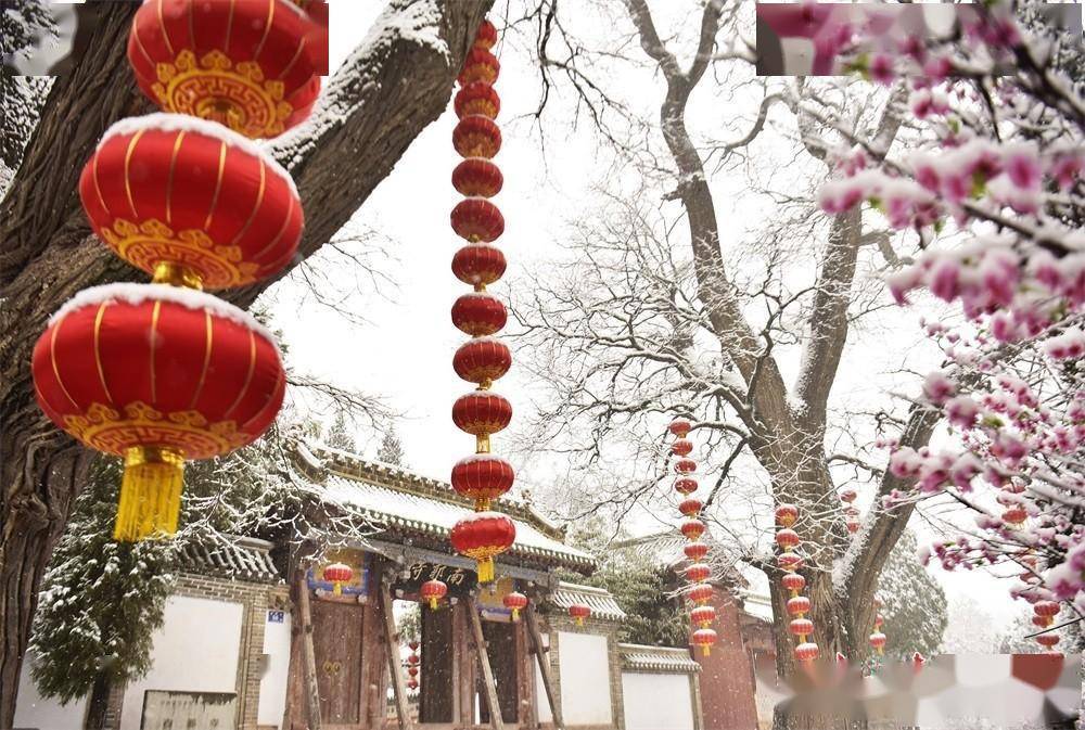 甘肃天水雪景图片