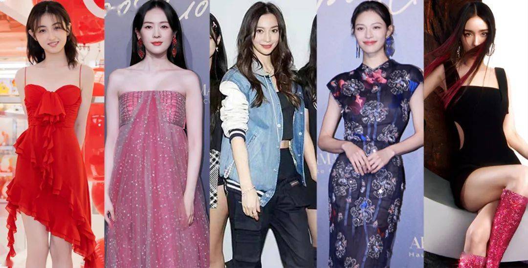 看了angelababy的合照更确认,她这张脸,咔咔乱杀 │ 谁最美_裙子_设计