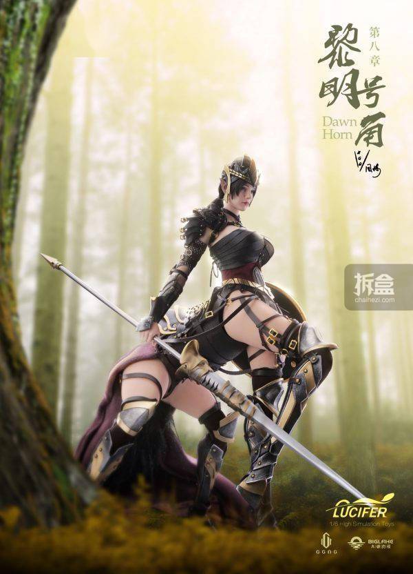 路西法 人马精灵 黎明号角 1/6 12寸半人马包胶可动人偶