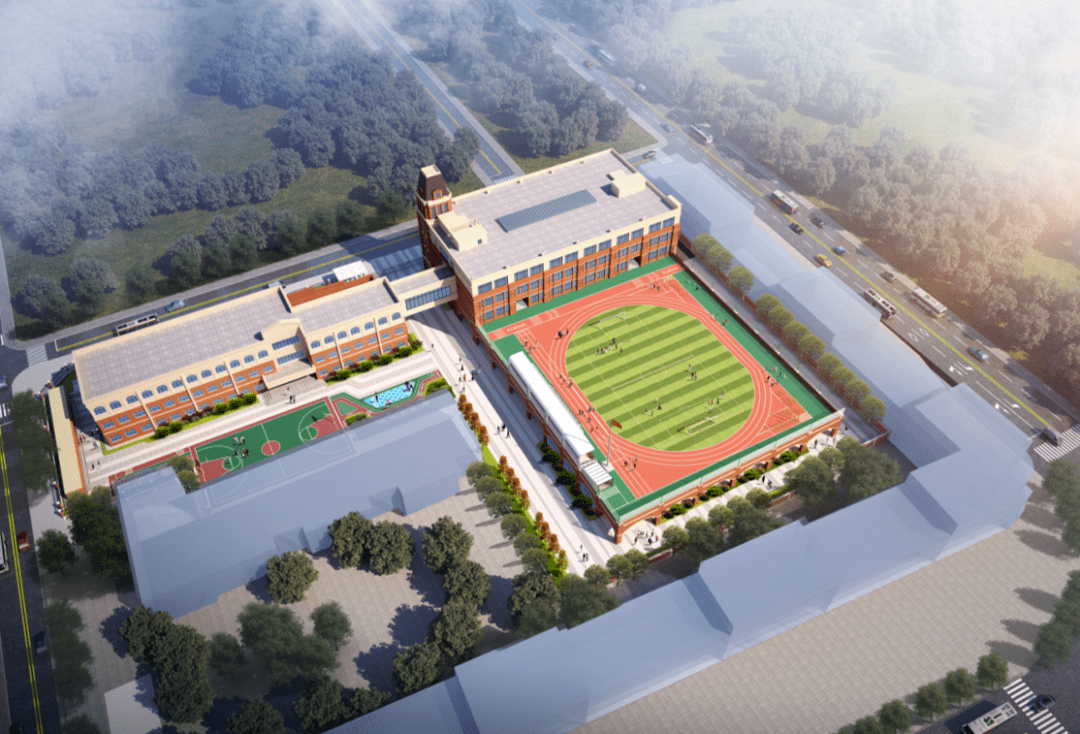 新增540个学位！新区这所小学扩建工程主体封顶_西海岸_运动_青岛