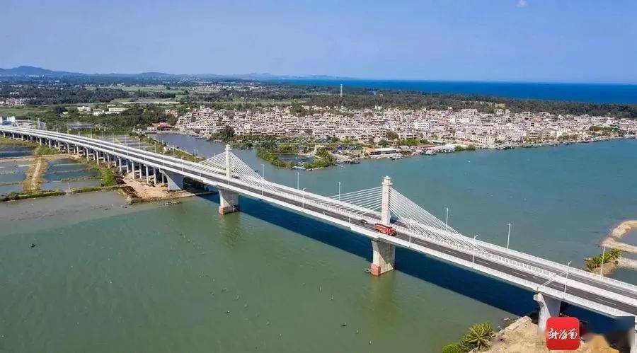 拍客|航拍万宁港北大桥 已实现功能性通车_刘洋_内容_设计