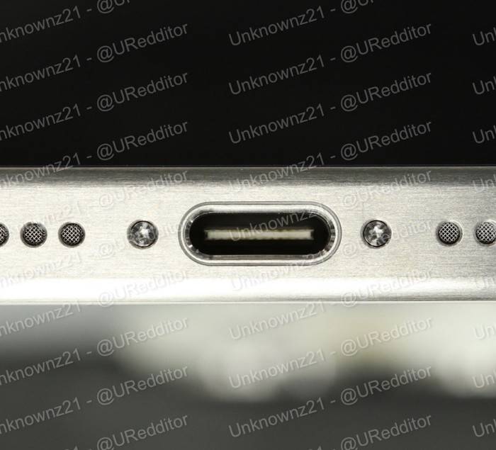 iPhone 15 Pro渲染图曝光，改用USB-C接口边缘采用弧形设计