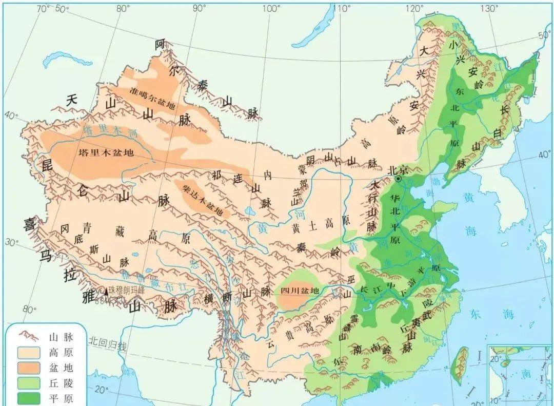 精選的75個簡答題彙總,區域地理66個重要知識點_我國_地勢_降水