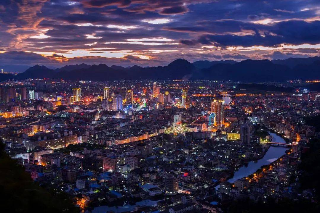 柳市镇夜景图片
