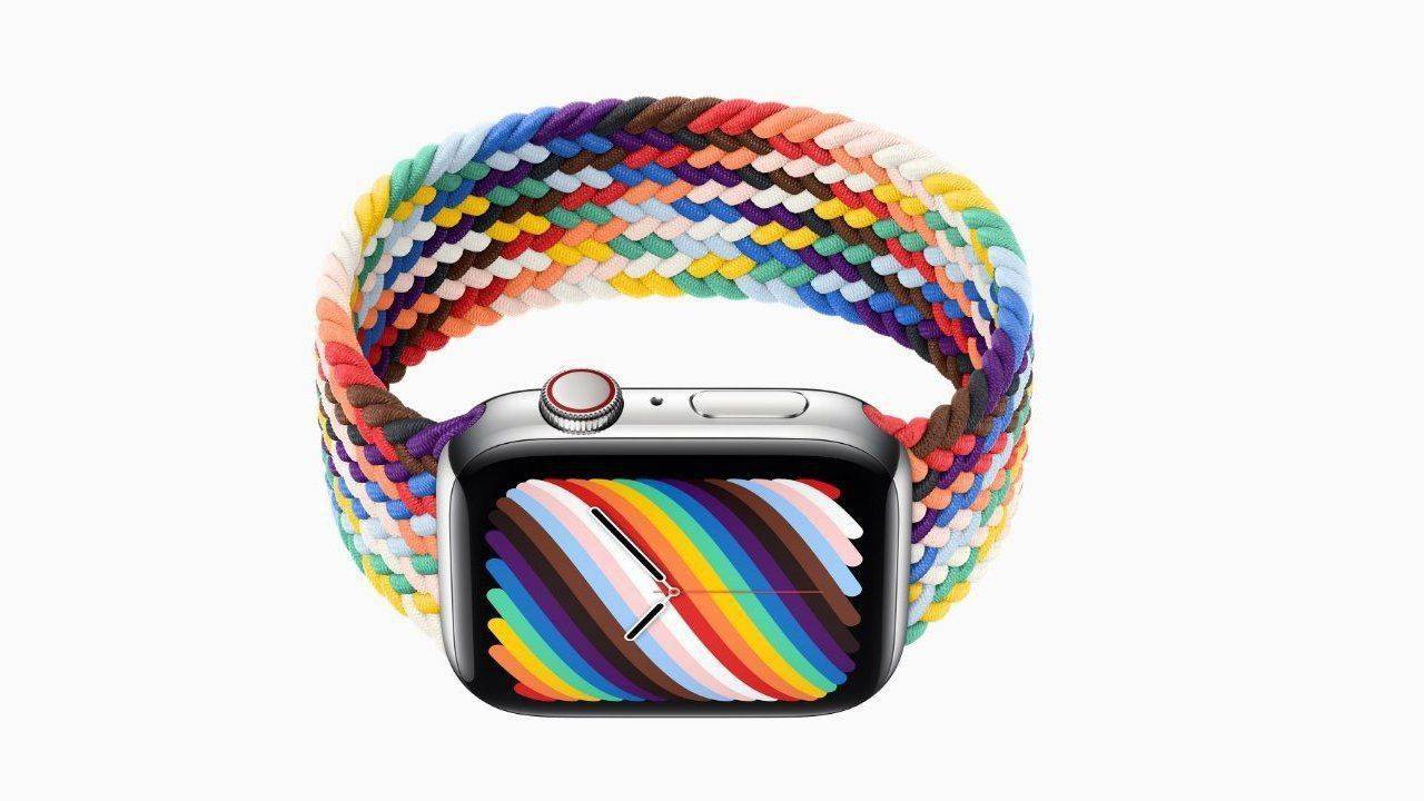 双赢彩票苹果正研究可变色Apple Watch表带 可根据佩戴者所穿着的服装颜色自动变化(图2)