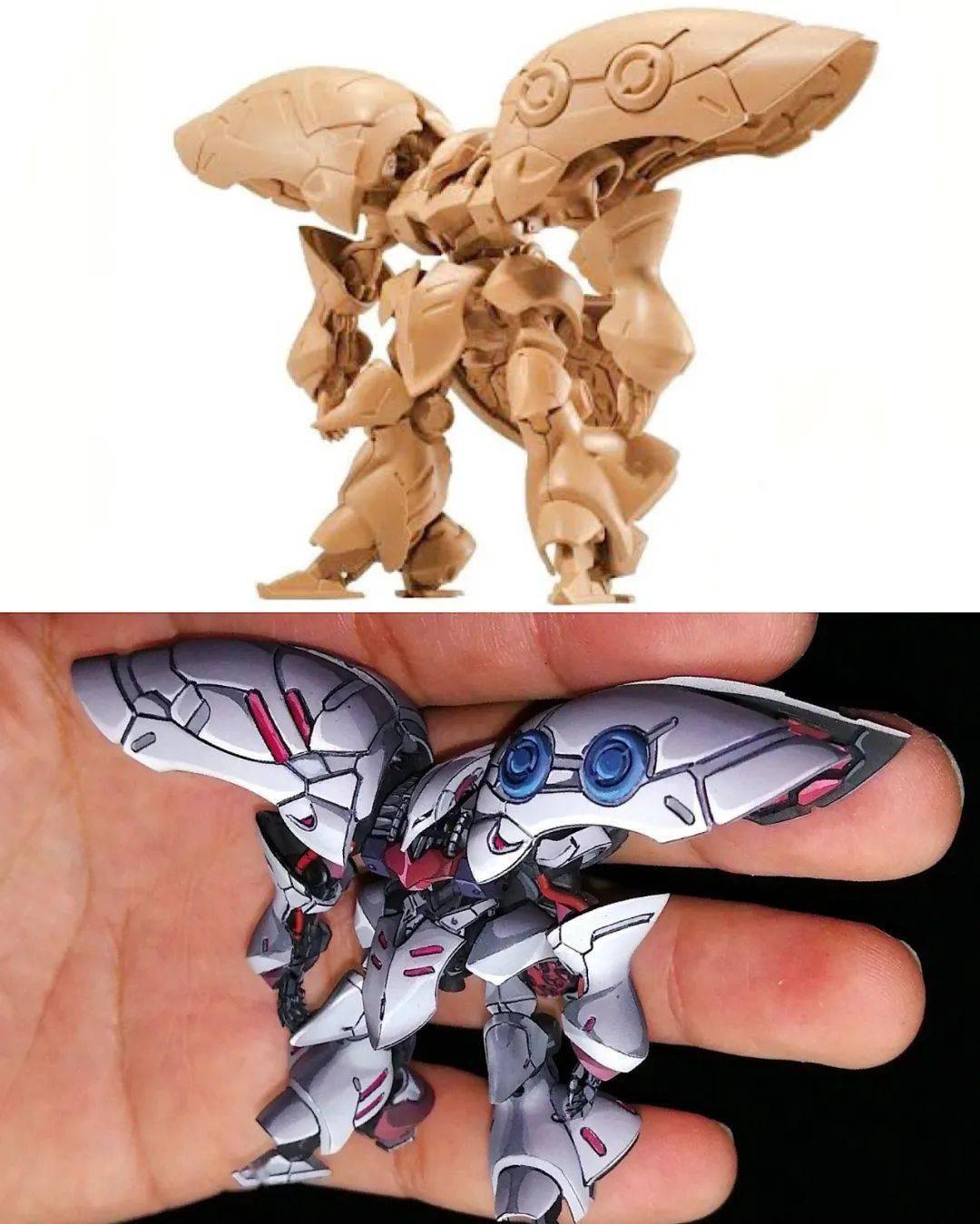 gundam artifact 卡碧尼二次元涂装_公众_来稿_套件