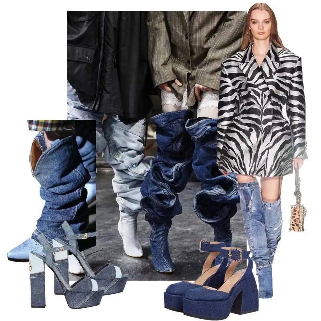 2023y/ project :spring 2023 menswear本次秀场单品特色是:拼接牛仔