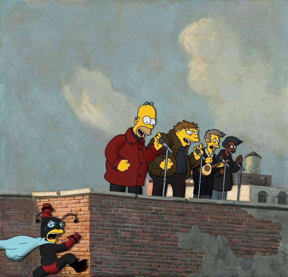 《辛普森一家》与名画融合,让人看不出破绽,乐趣加倍_动画_凯文·_苏
