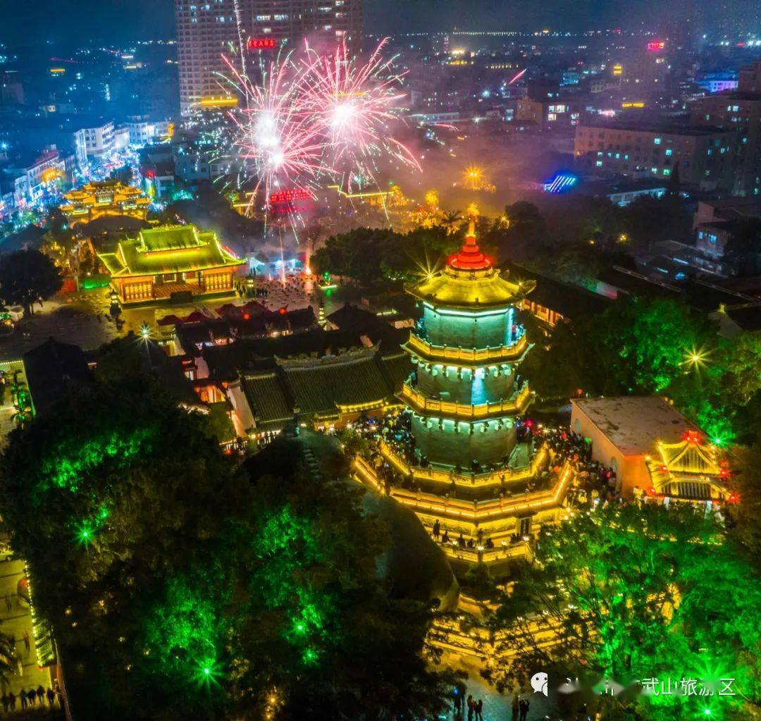 玄武山刚刚发出_配套_景区_灯光