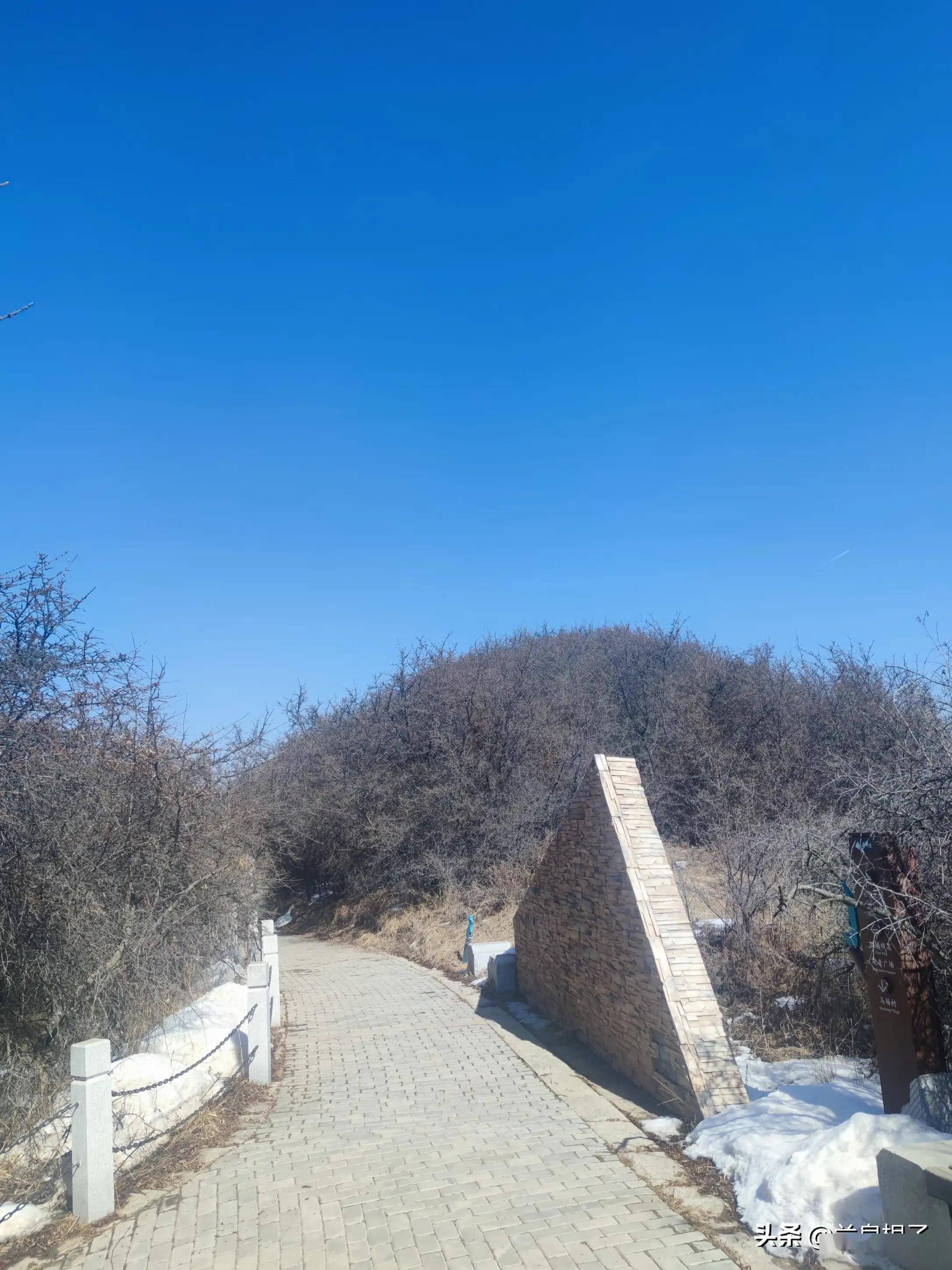 初春行游兰州云顶山风景区_雪景_白雪_阿干镇