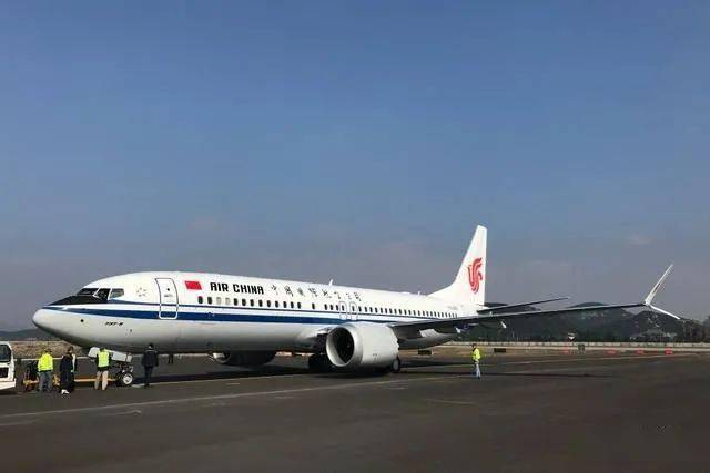 国航恢复运营波音737max飞机_版权_民航_机场