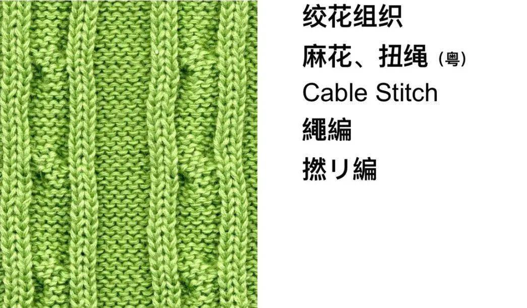 针织设计细节 | 精彩反转曲线绞花_组织_vol_效果