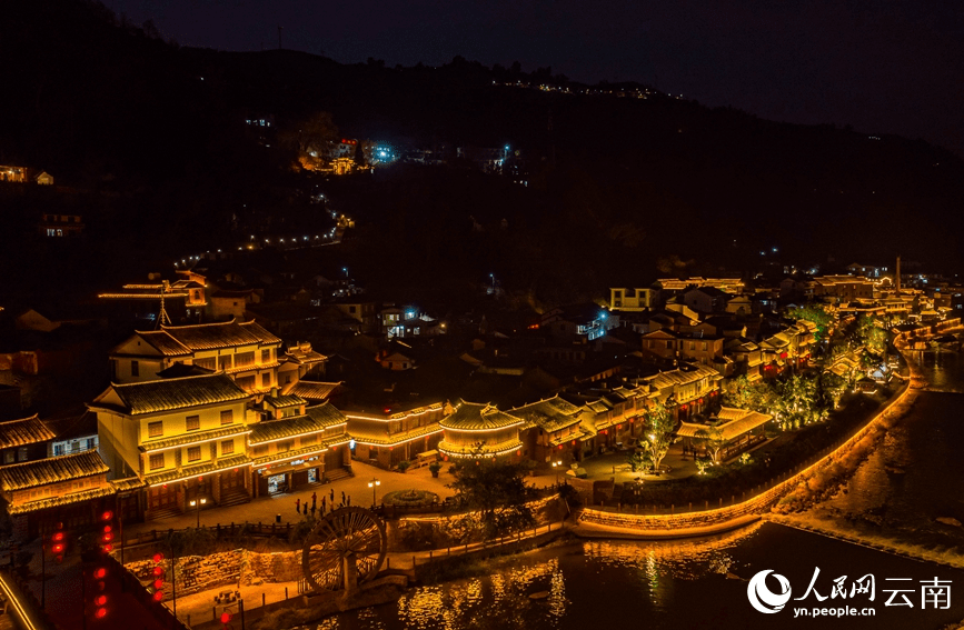 人民网首页高清大图推介黑井古镇夜景_盐都_特色_千年