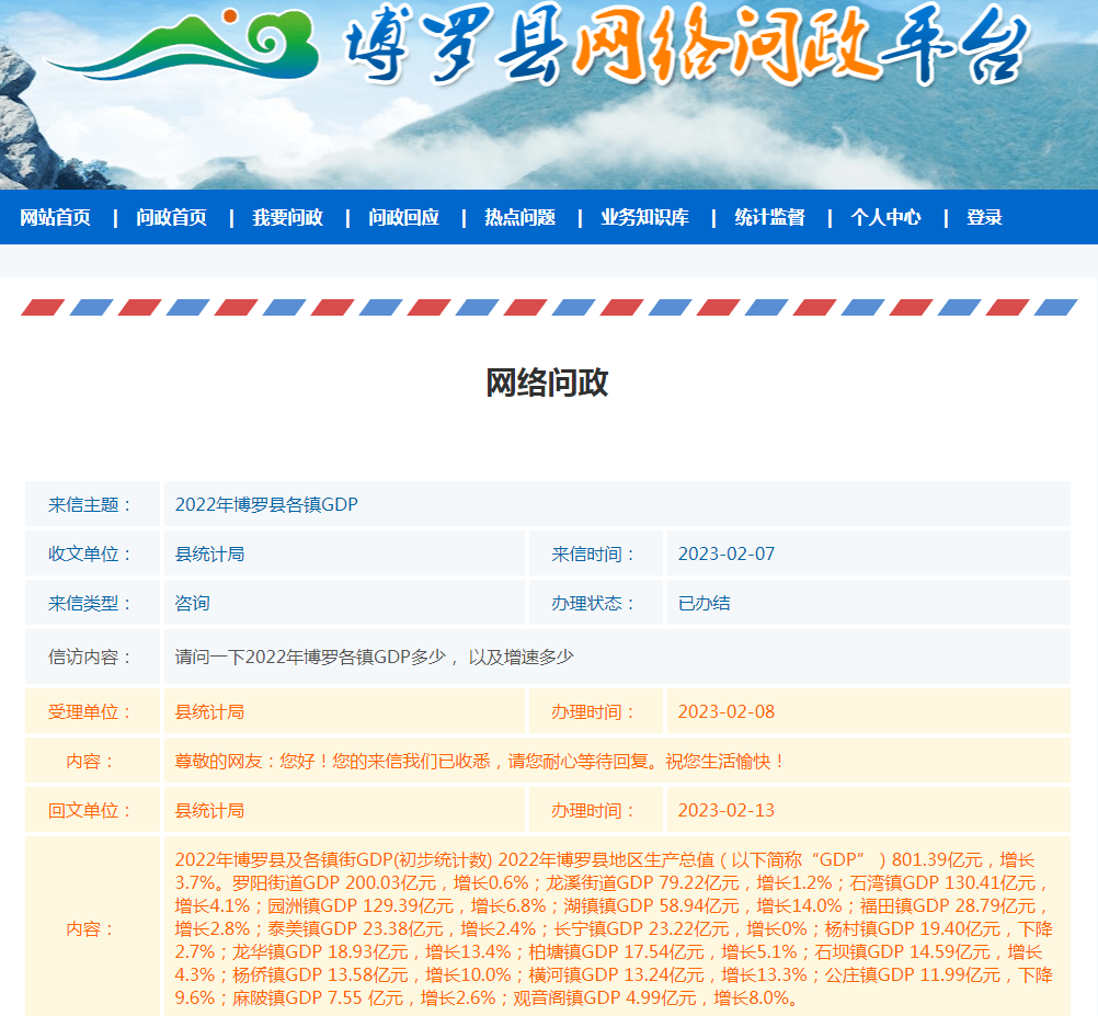 排名第二,2022年石湾镇gdp为130.41亿元!_博罗县_广东省_地区