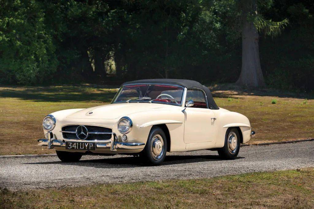 奔驰小轿跑始祖,190 sl模型试玩_搜狐汽车_搜狐网