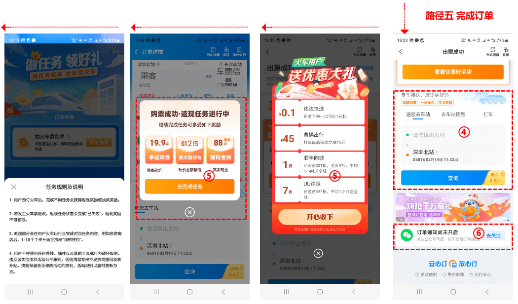 携程APP订单途径及其穿插引流阐发