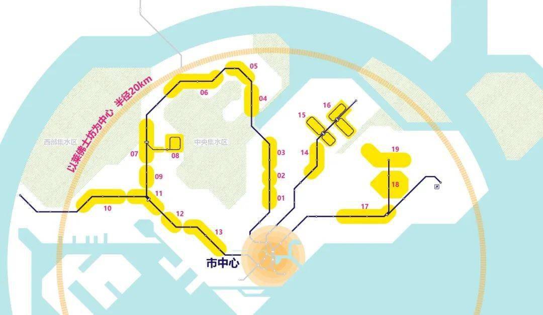 通過軌道線網圖認識新加坡的空間結構(附 新加坡軌道線網圖2023年