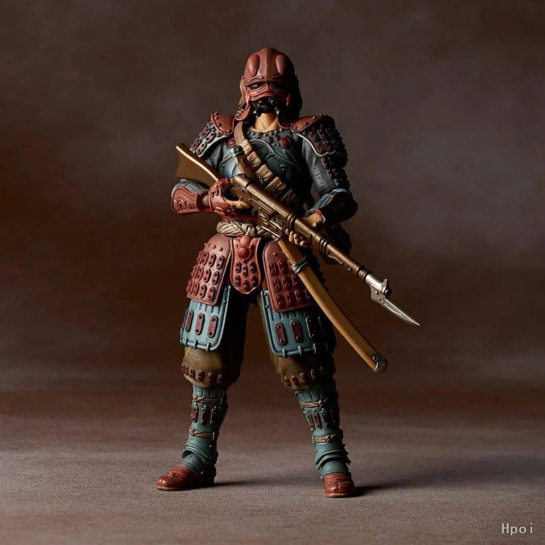 新品预定~ 海洋堂 竹谷式自在置物 土兵鬼 手办
