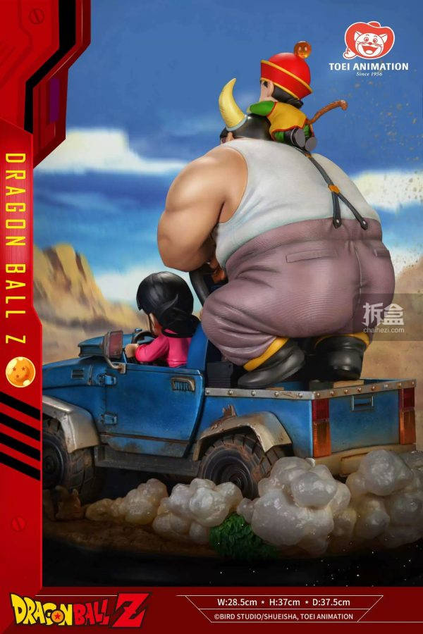 上海东映动画 龙珠Z 载具第一弹 牛魔王悟空琪琪吉普车 雕像