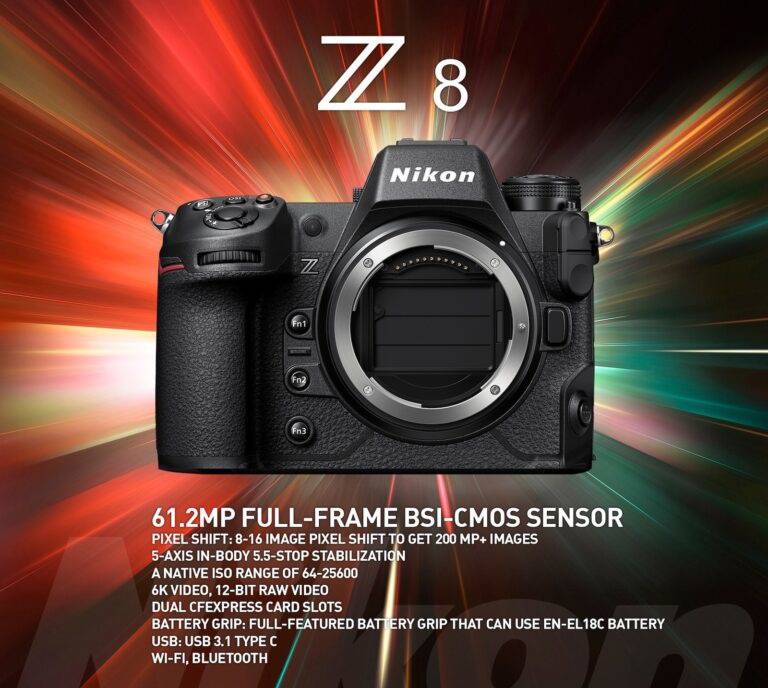 消息称尼康8相机将于4月发布 机身大小接近Z6/Z7