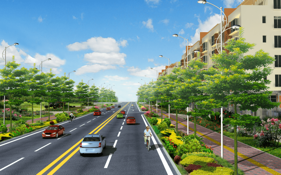 效果图太平新城东环干道至昆明主城连接线一期工程起点位于太和路安化